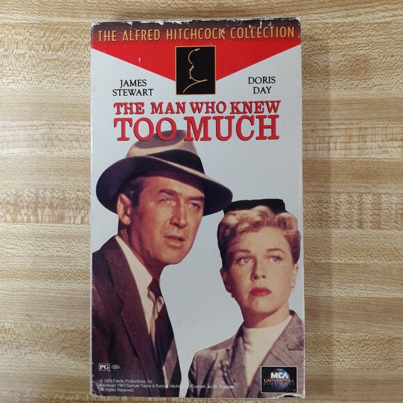 Man Who Knew Too Much VHS Alfred Hitchcock Collection Dorris Day James Stewart - Picture 1 of 7